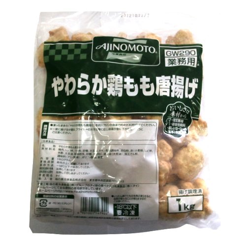 味の素 やわらか鶏もも唐揚げ 1kg 冷凍
