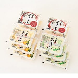 京のお豆腐お取り寄せギフトセット〔お豆腐(プレーン、枝豆の香り、ゆずの香り)〕