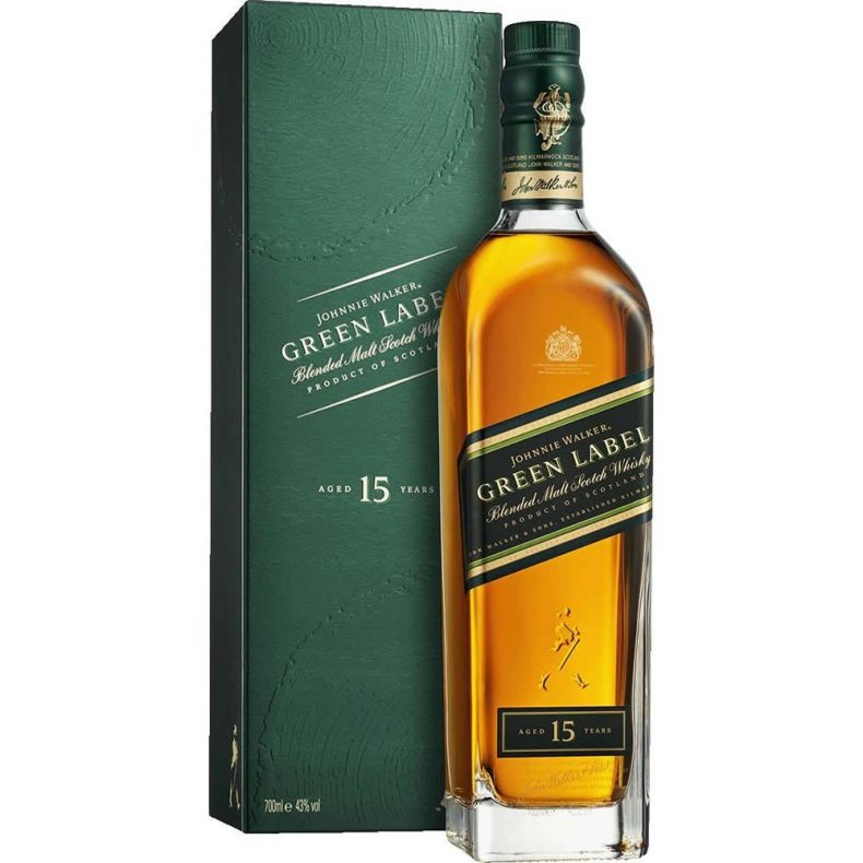 ジョニーウォーカー グリーンラベル 15年 43度 箱入り 700ml