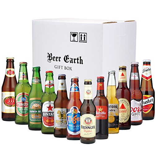 世界のビール 12カ国12本 飲み比べセット 正規輸入品【エルディンガー、バスペールエール、ドレハー、ビンタン、コロナ、ほか全12カ国12種類】 輸入ビールギフトセット