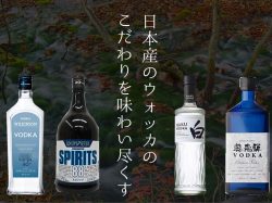 やっぱり安心♪日本産のウォッカのこだわりを味わい尽くす