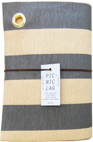 山陽製紙 レジャーシート PICNIC RUG BORDER イエローL 110×200cm