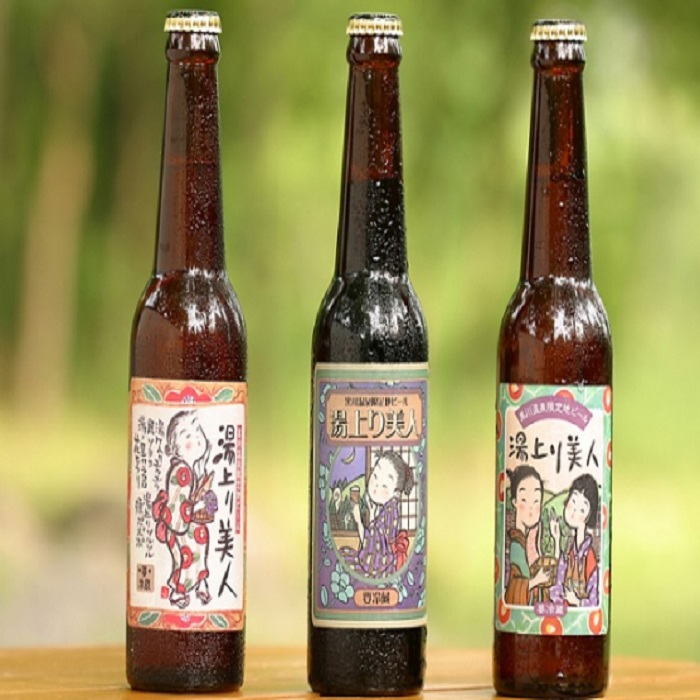 黒川温泉限定の地ビール!湯上り美人