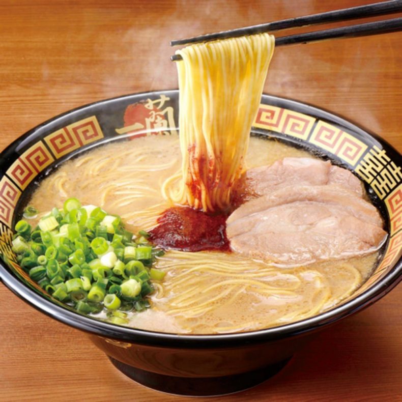 一蘭 ラーメン 5食入り 博多細麺(ストレート) 一蘭特製赤い秘伝の粉付【福岡限定】
