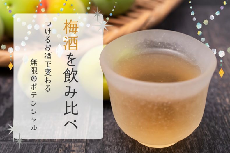 梅酒を飲み比べ!つけるお酒で変わる無限のポテンシャルを楽しもう♪ 梅酒を飲み比べ!つけるお酒で変わる無限のポテンシャルを楽しもう♪