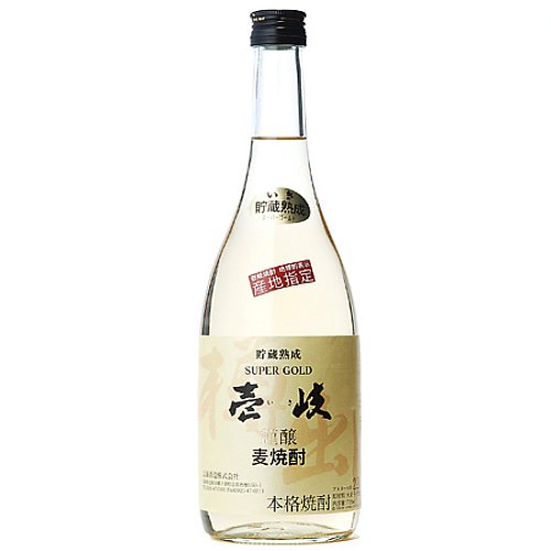 壱岐 麦焼酎 スーパーゴールド 箱入 22度 720ml