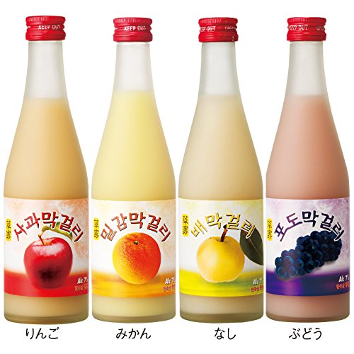 韓国 土産 草家 フルーツマッコリ4種セット