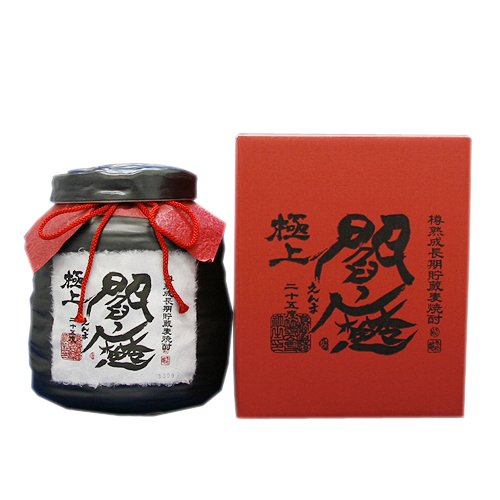 長期貯蔵麦焼酎 極上閻魔甕25度1800ml