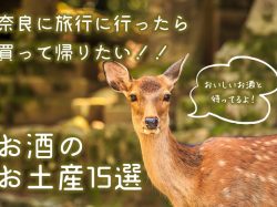 奈良に旅行に行ったら買って帰りたい!!お酒のお土産15選