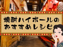 焼酎ハイボールのおすすめレシピ!割合やグラスのベストは?あの味を自宅でも楽しもう♪