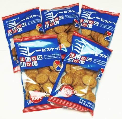 ミレービスケット まじめミレー(塩入)130g 【5袋セット】