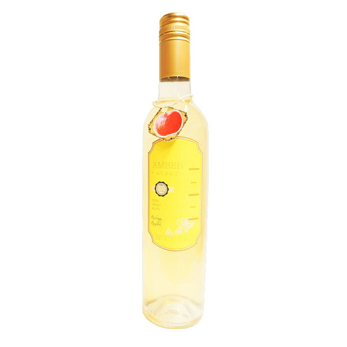 東根フルーツワイン研究所 AMBER ふじりんご やや甘口 500ml
