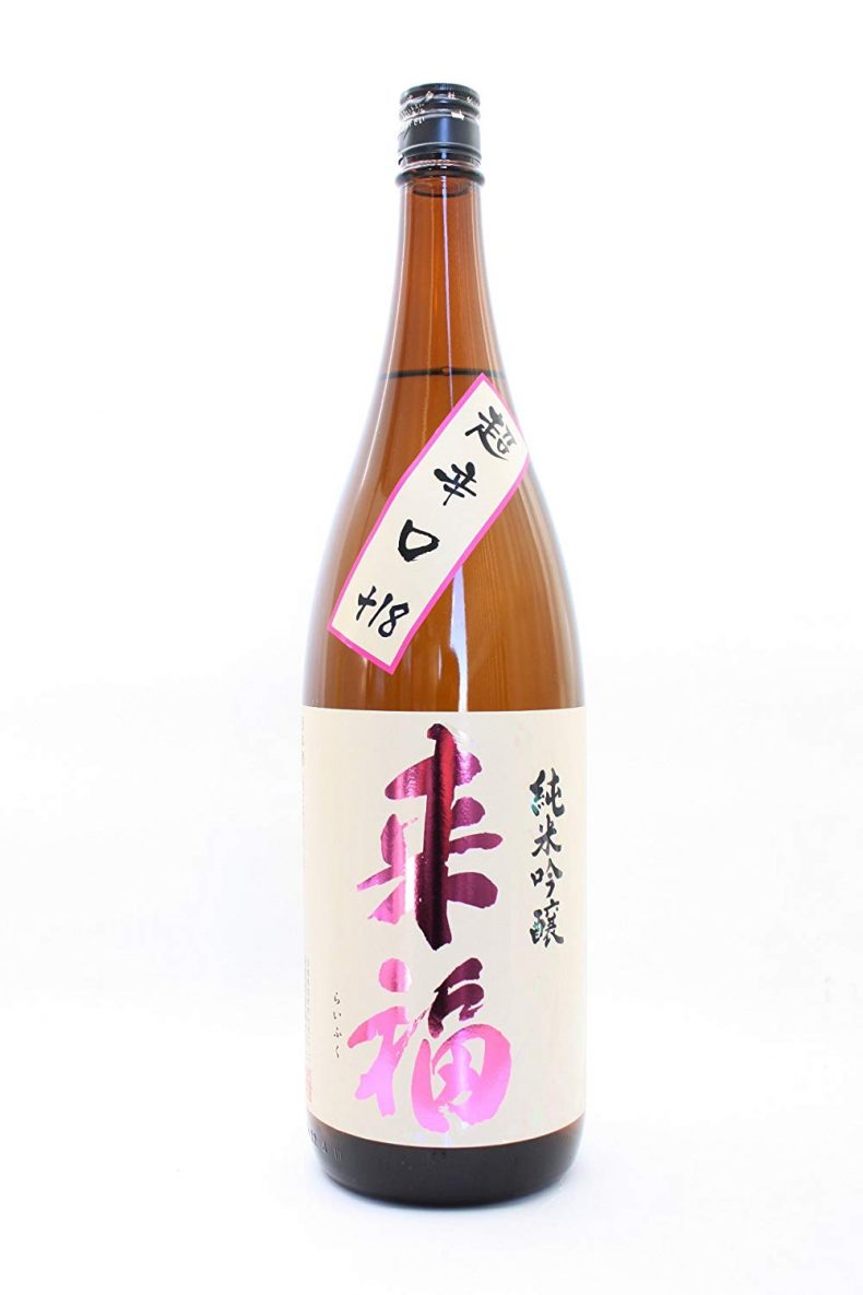 茨城県 来福酒造 来福 ( らいふく ) 純米吟醸 超辛口 1800ml